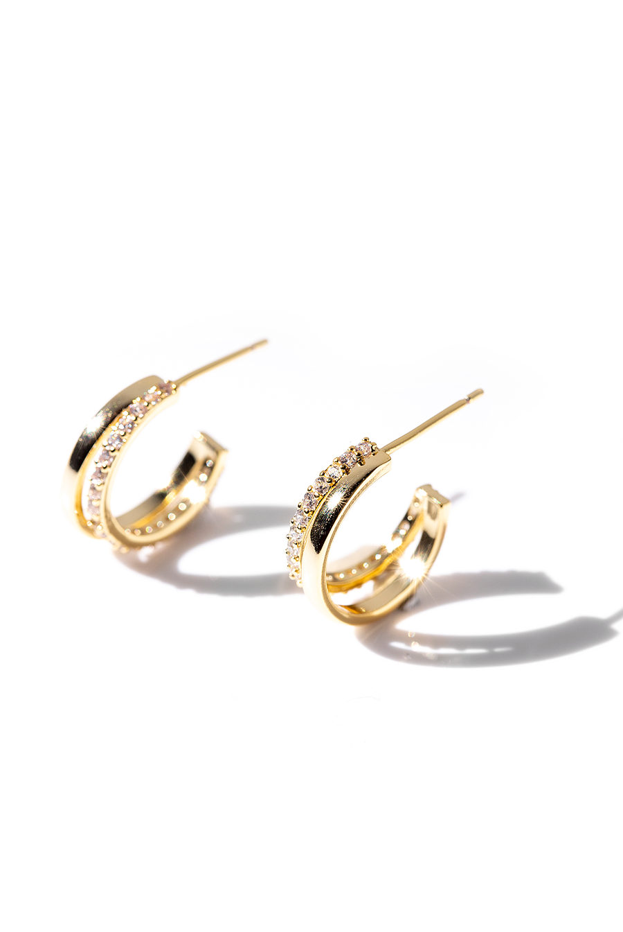 Divinity | Double Hoop Earrings