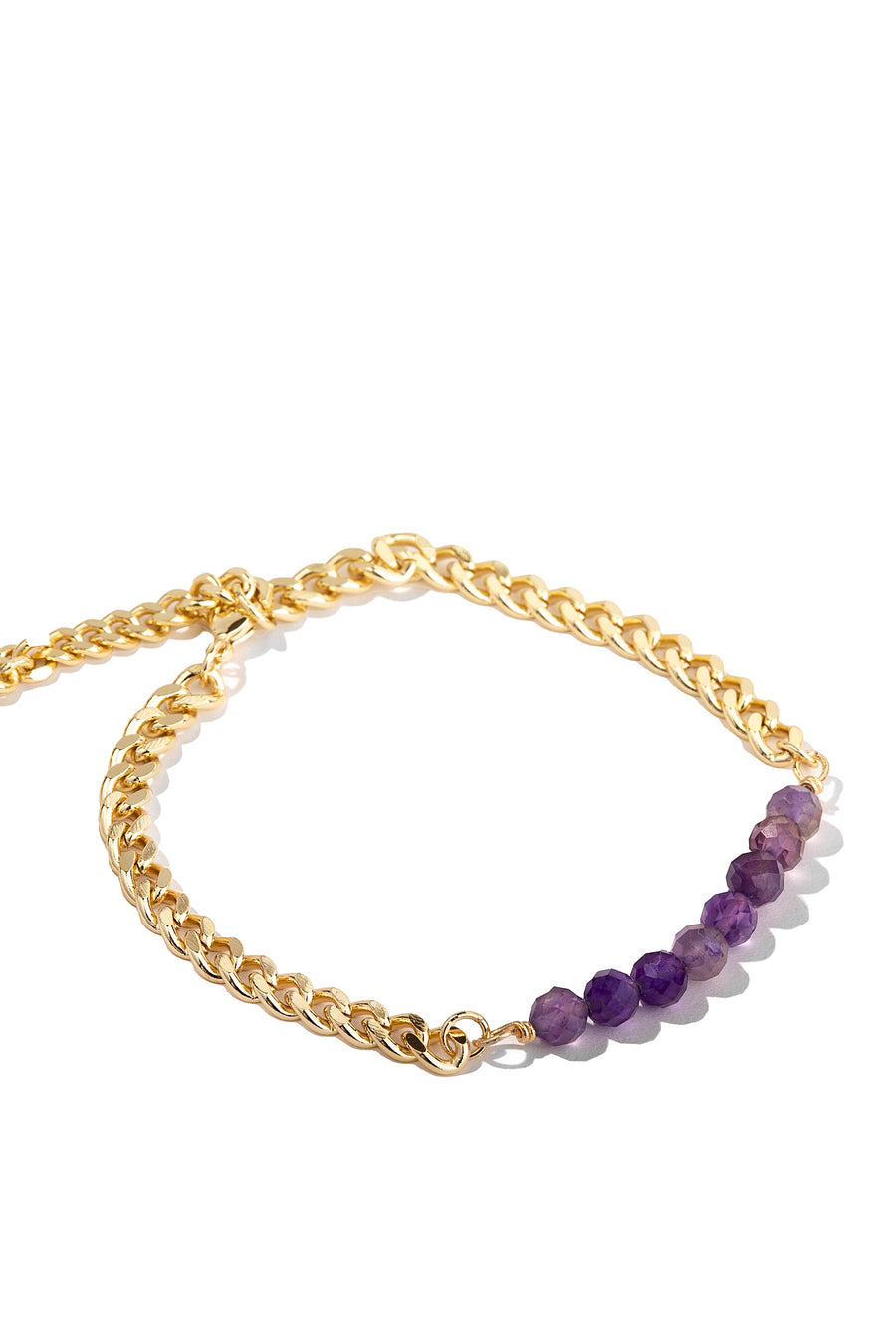 Amethyst Chain Bracelet | Tranquility