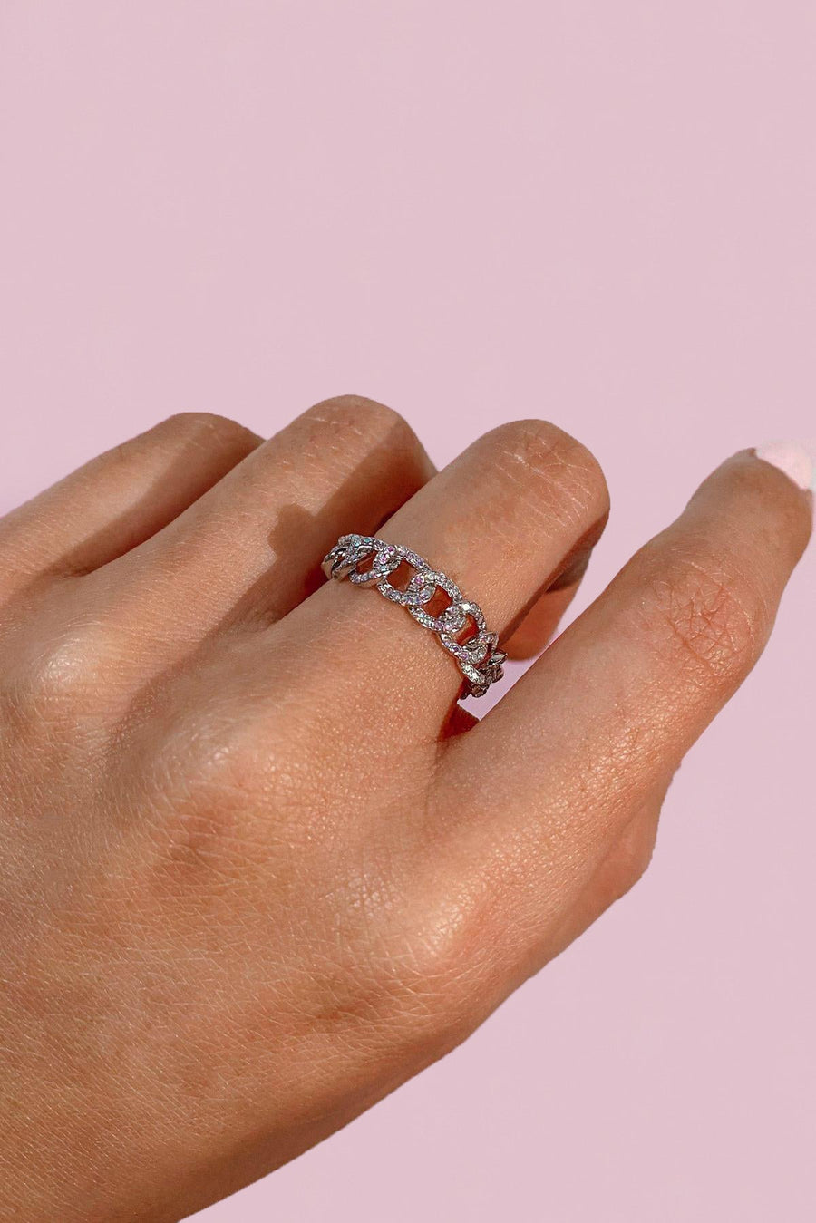 Penthouse | Sterling Silver Chain Ring