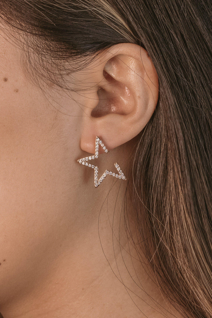 Pow | Moon & Star Mismatch Earrings Gemandi 