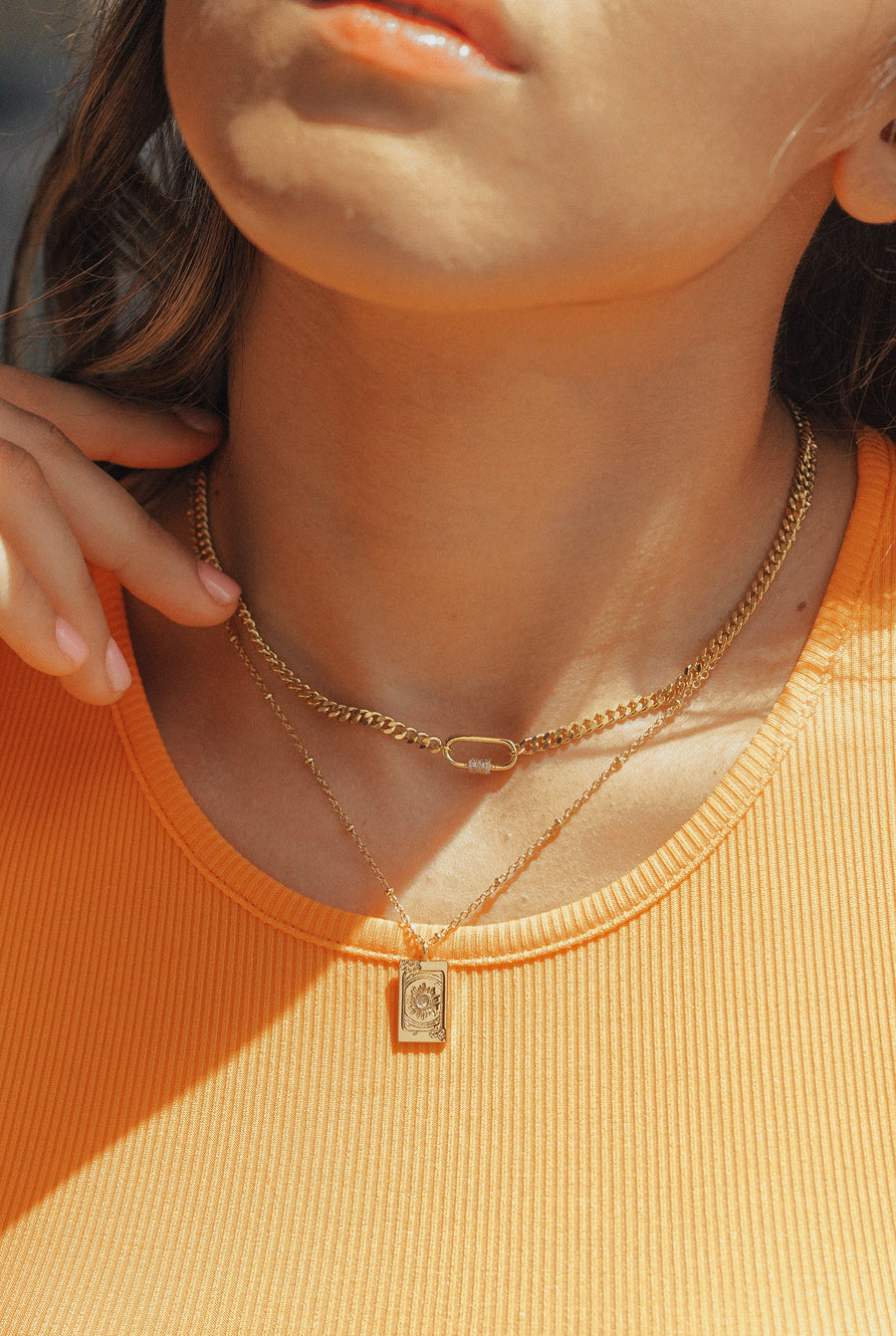 5th Ave | Carabiner Chain Necklace